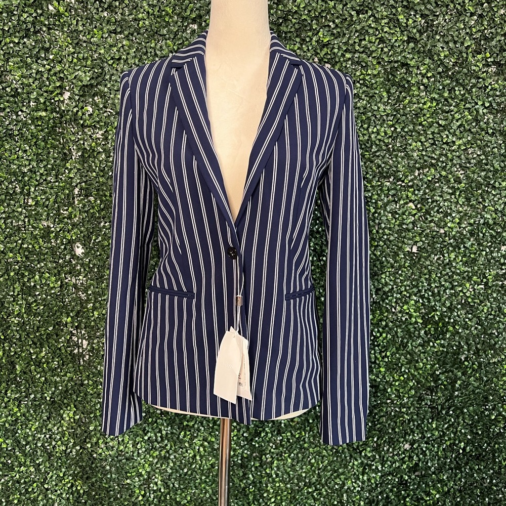 NWT Hugo Boss Striped Blazer Slim Fit Size S (4-6)